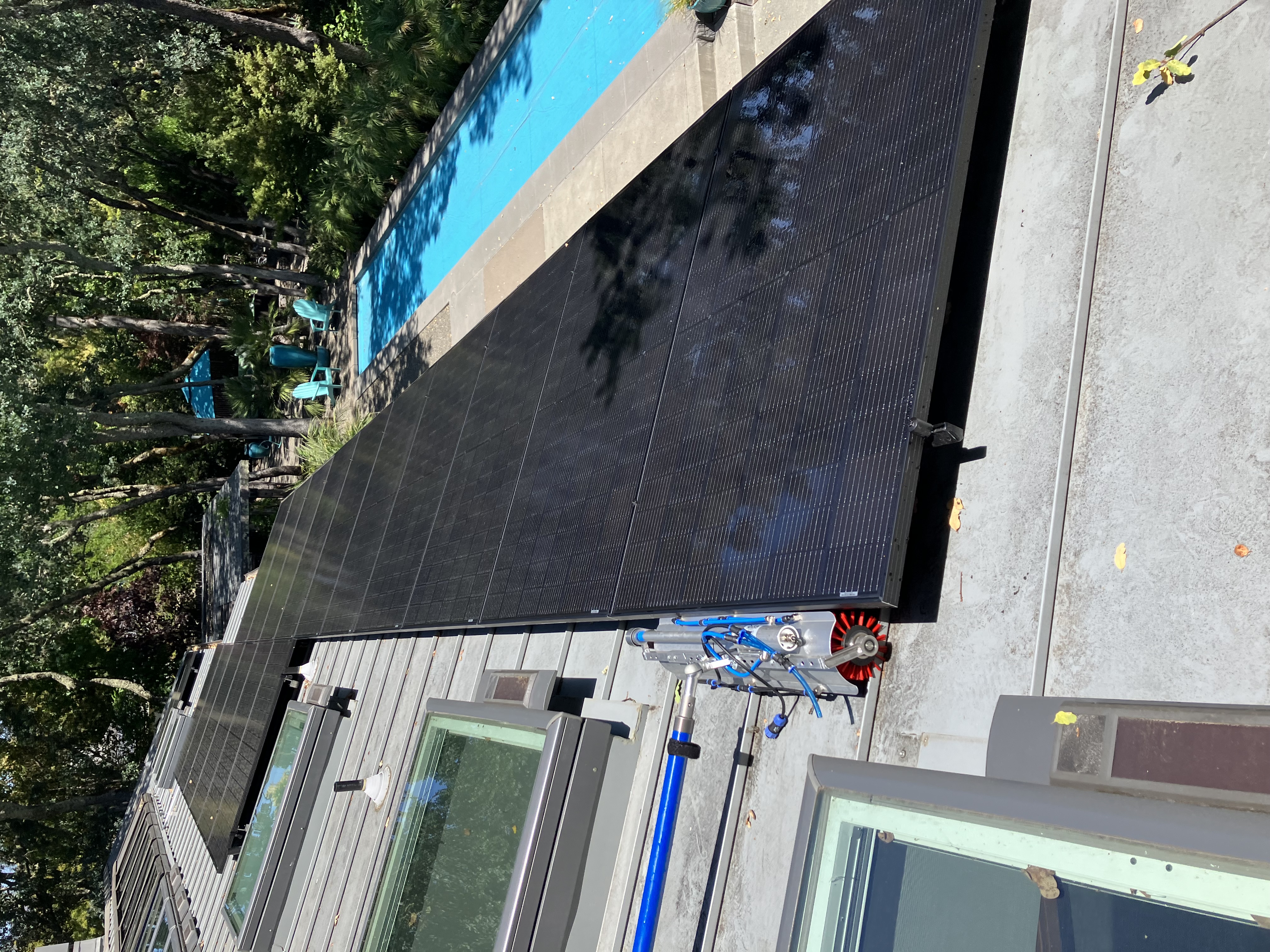 Another High Quality Solar Panel Cleaning Performed in Glen Ellen, Ca.
