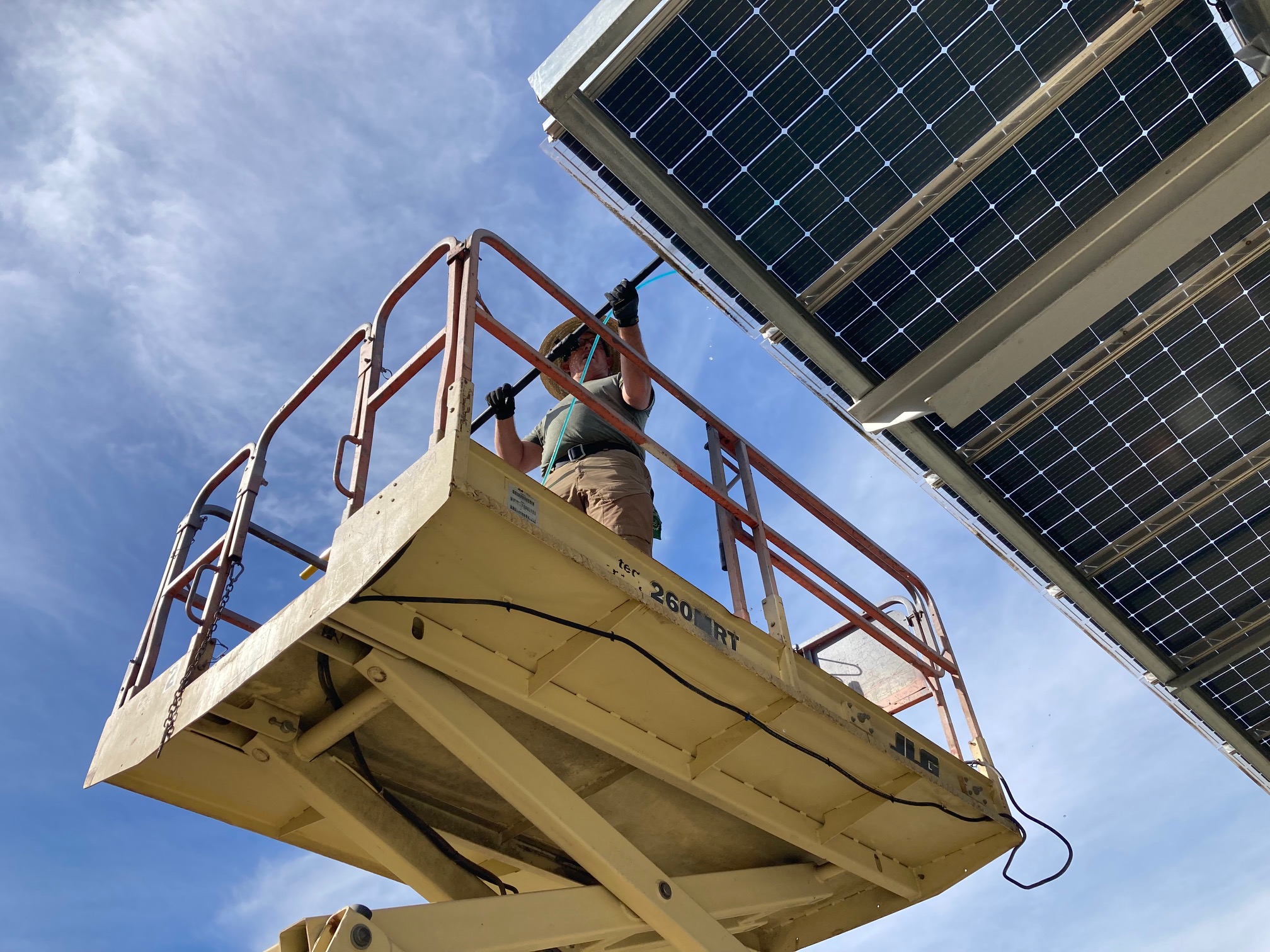Top Quality Commercial Vineyard Solar Panel Cleaning performed in Glen Ellen, California Thumbnail
